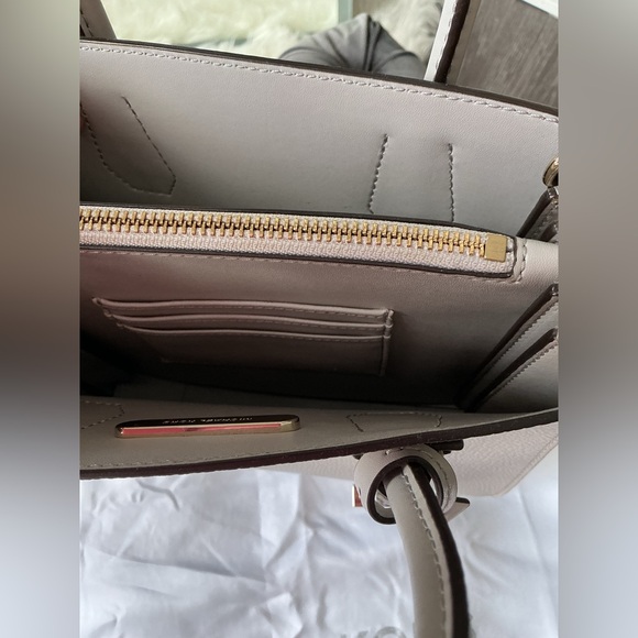 Michael Kors Mecer Medium Pebble Leather Satchel : - Picture 5 of 8